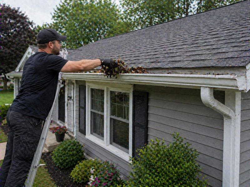 Gutter Leaf Clearing in Baltimore, MD