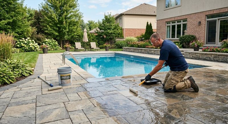 Pavers Sealing in Alpharetta, GA