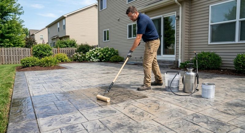 Pool Patio Sealing in Kansas City, KS