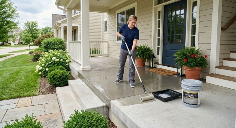 Porch Concrete Sealing in Seattle, WA